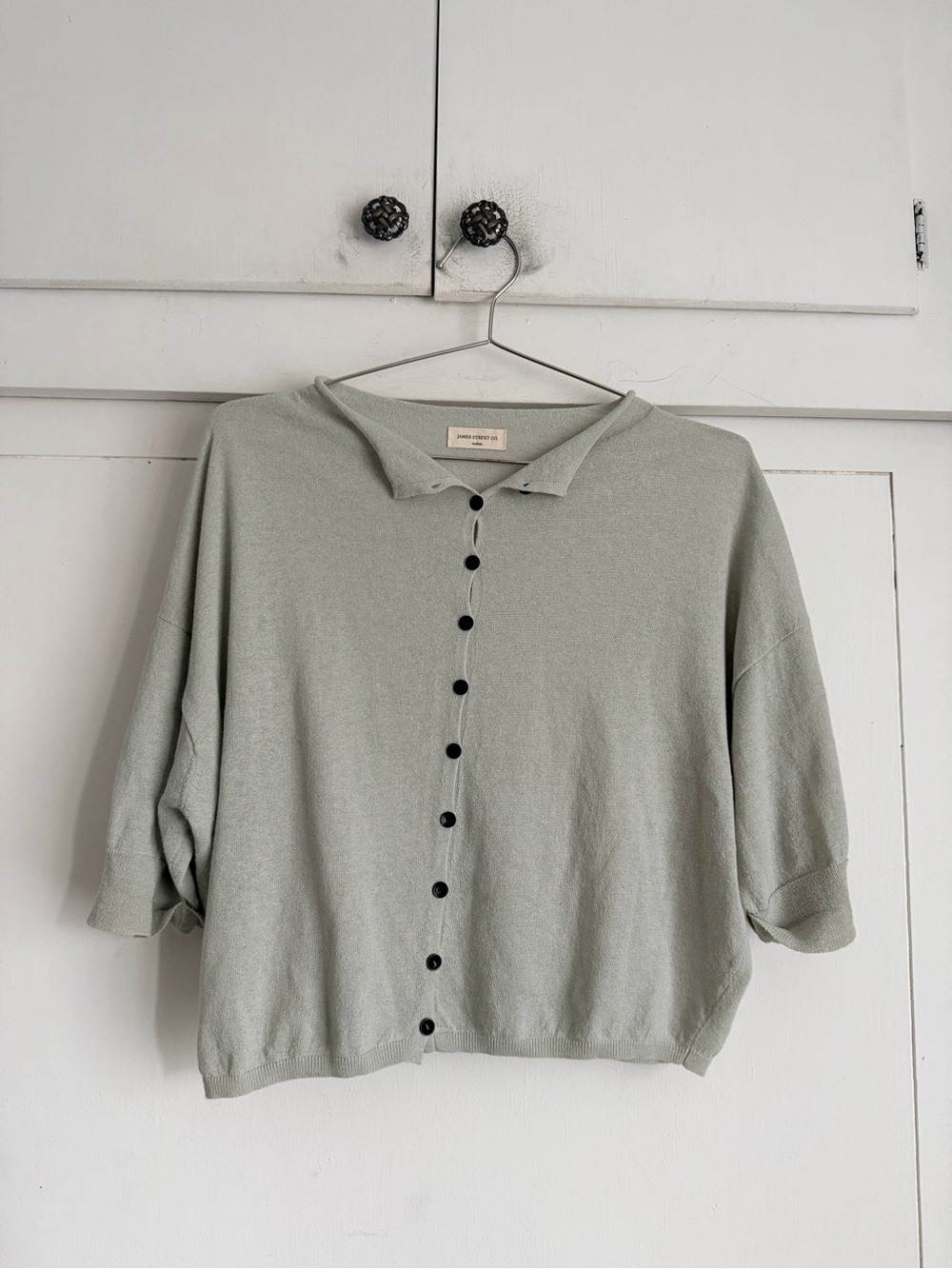 James Street Co. Gauze Peri Cardigan
